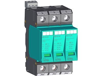 Prepäťová ochrana PO I 3 e R 280V/7kA (KIWA) 1