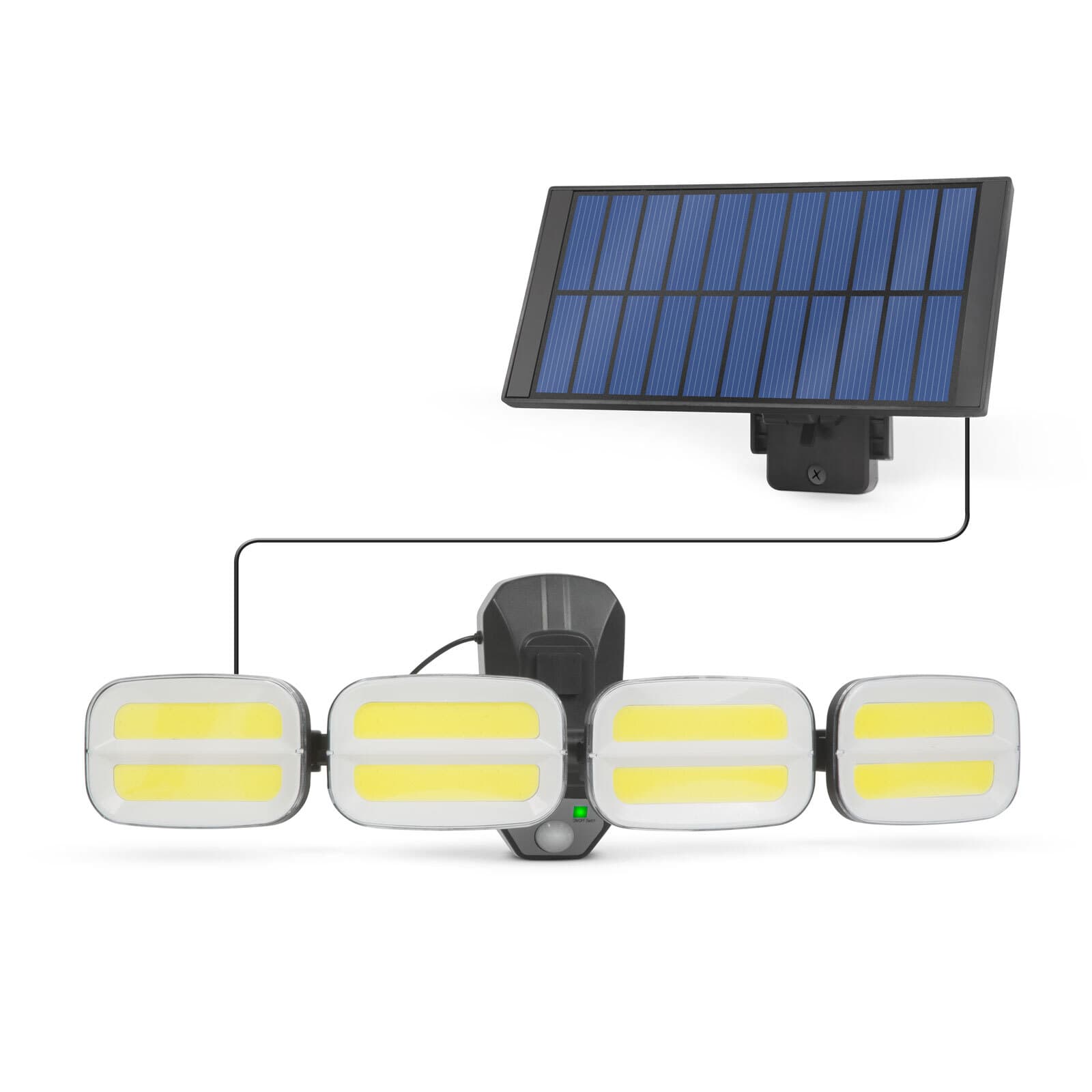 Solárny reflektor s pohybovým senzorom,10W,600l,IP 65, (GLOBIZ) 1