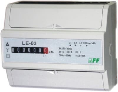 Elektromer trojfázový, mechanický LE-03 (F&F) 1