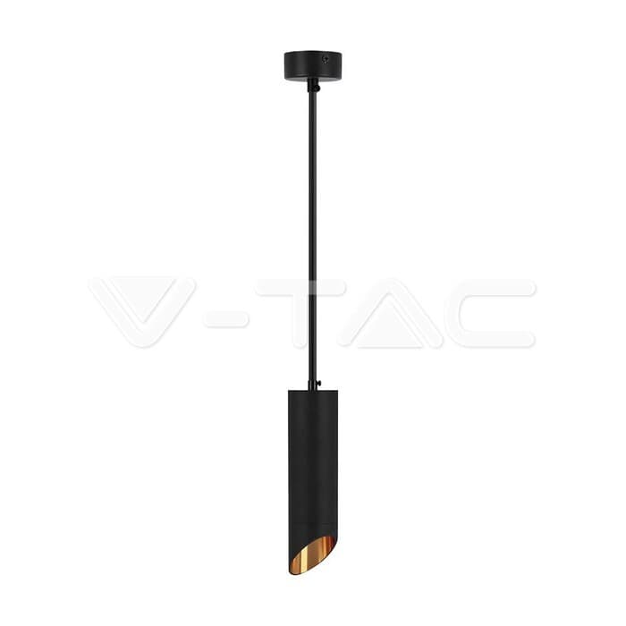 1 * GU10 závesný Závesné svietidlo čierny D: 55 * 200 mm VT-975 (V-TAC) 1