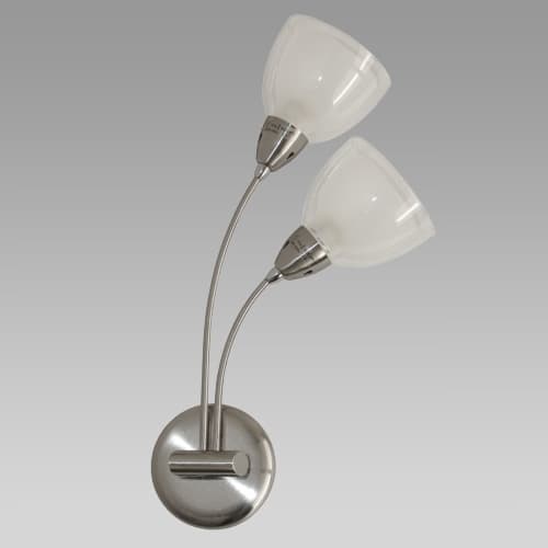 Svietidlo CARRAT/J532206/2xE14/40W,NS/CH,WALL,mat.: NICKEL SAT /CHR./W. (PREZENT) 1