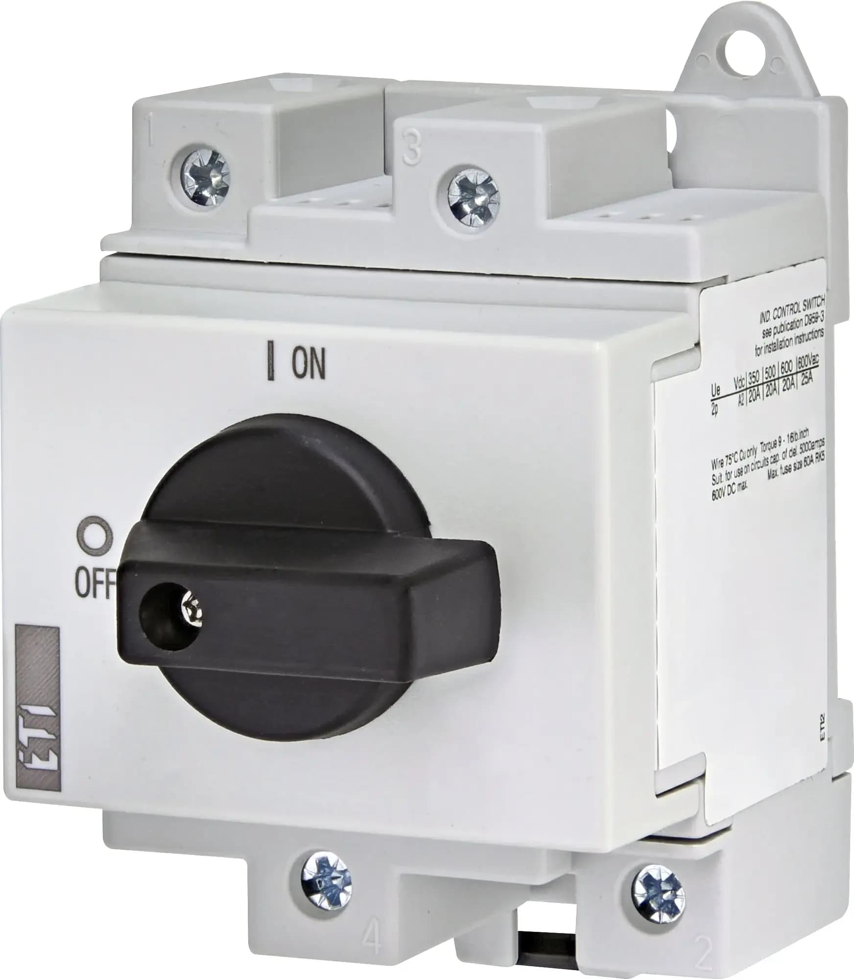 Vypínač PV LS25 SMA A2 2-pólový 25A 1000V DC (ETI) 1