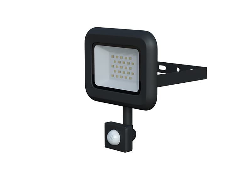 VANA SMD S LED reflektor se senzorem 20W, černá - neutrální (Panlux) 1