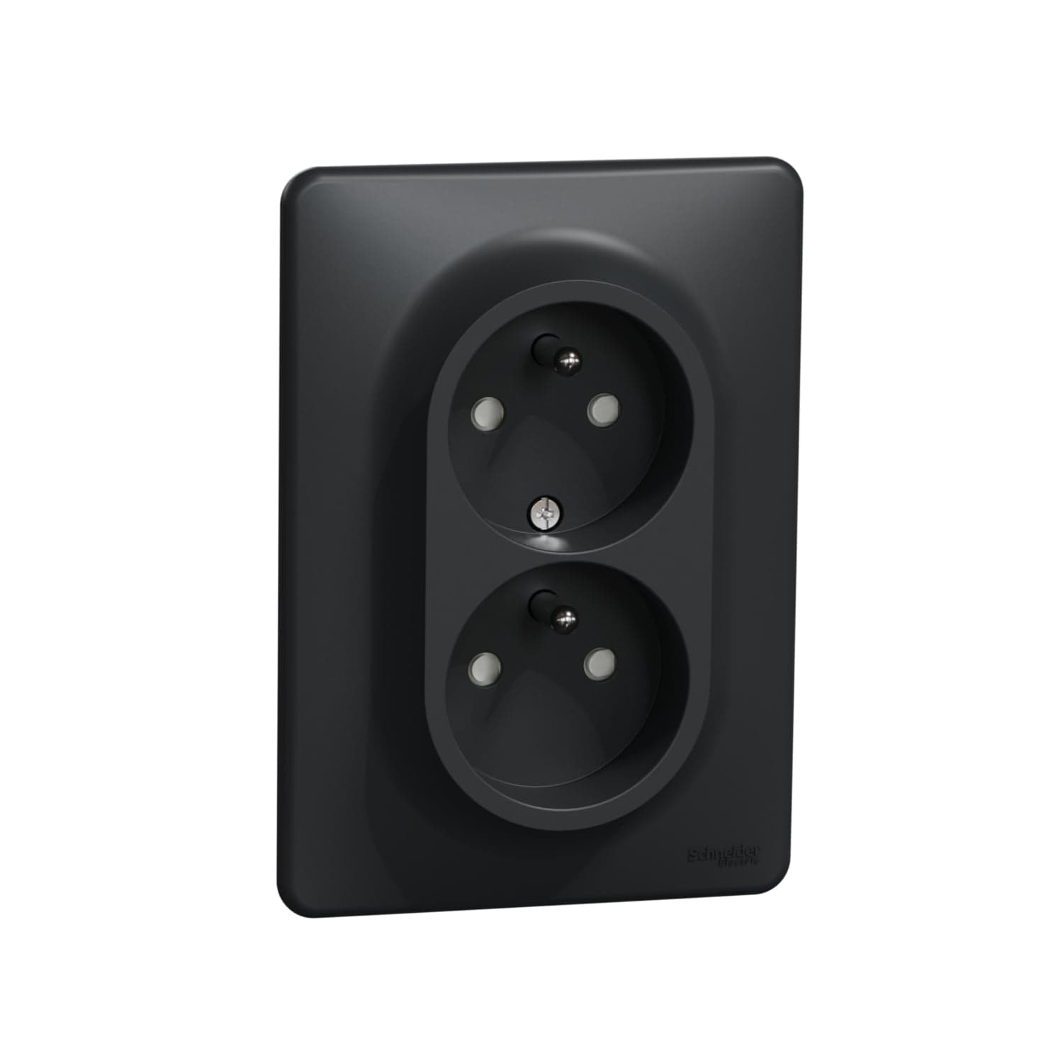 Zásuvka dvojnásobná 230V 16A, Antracit, Sedna Design (Schneider) 1
