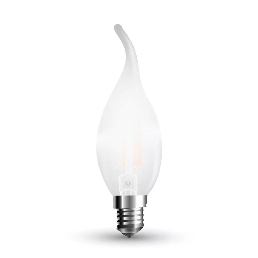 Žiarovka LED Filament E14 4W, 2700K, 350lm, stmievateľná, VT-2056D (V-TAC) 1