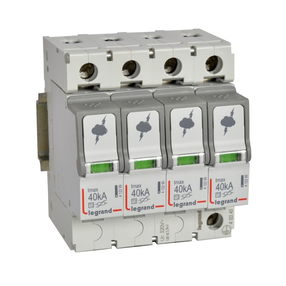 Zvodič prepätia C-4P 15kA (40kA-8/20) (Legrand) stará referencia LE_003938 1