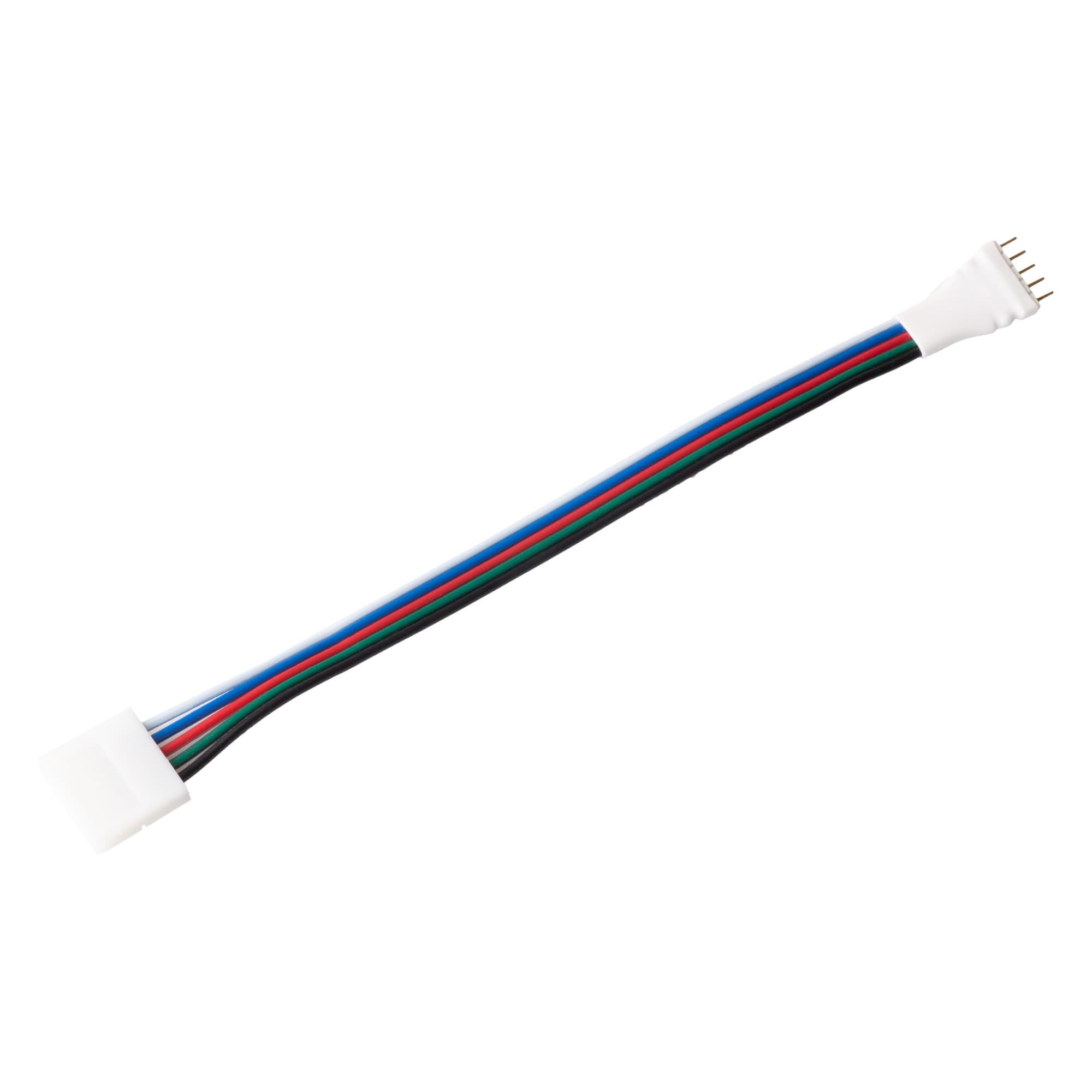 Double-sided connector for quick assembly (quick-connector) of multicoloured RGBW 12mm LED 1