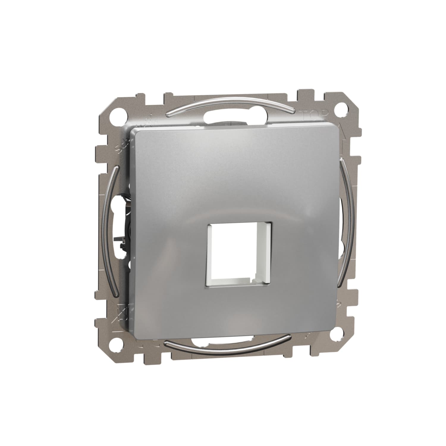 Stredový kryt Kyeston HDMI VGA, Aluminium, Sedna Design (Schneider) 1