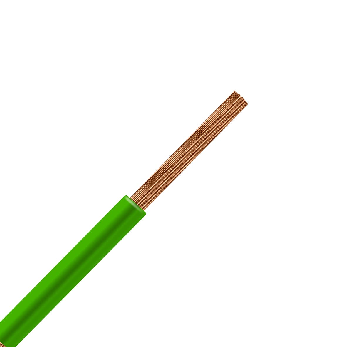 Kábel CYA 0,75=H05V-K zelený 1