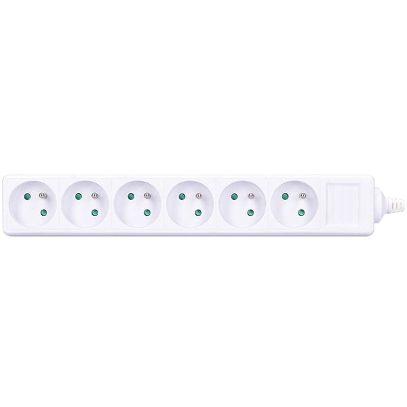 Solight viacnásobná zásuvka, 6 zásuviek 1