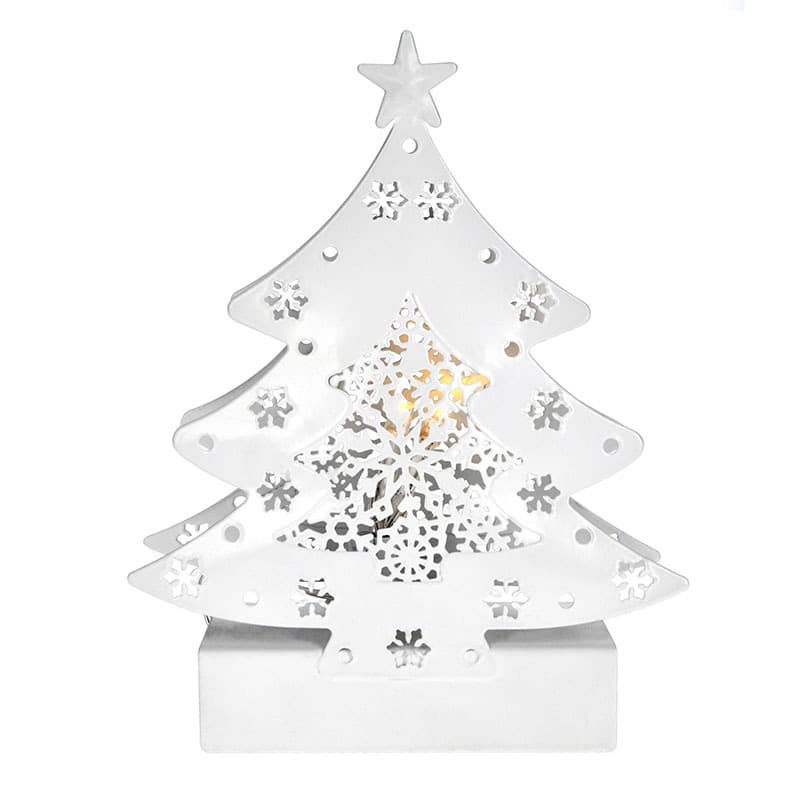 Solight LED kovový vianočný stromček, 2x AA 1