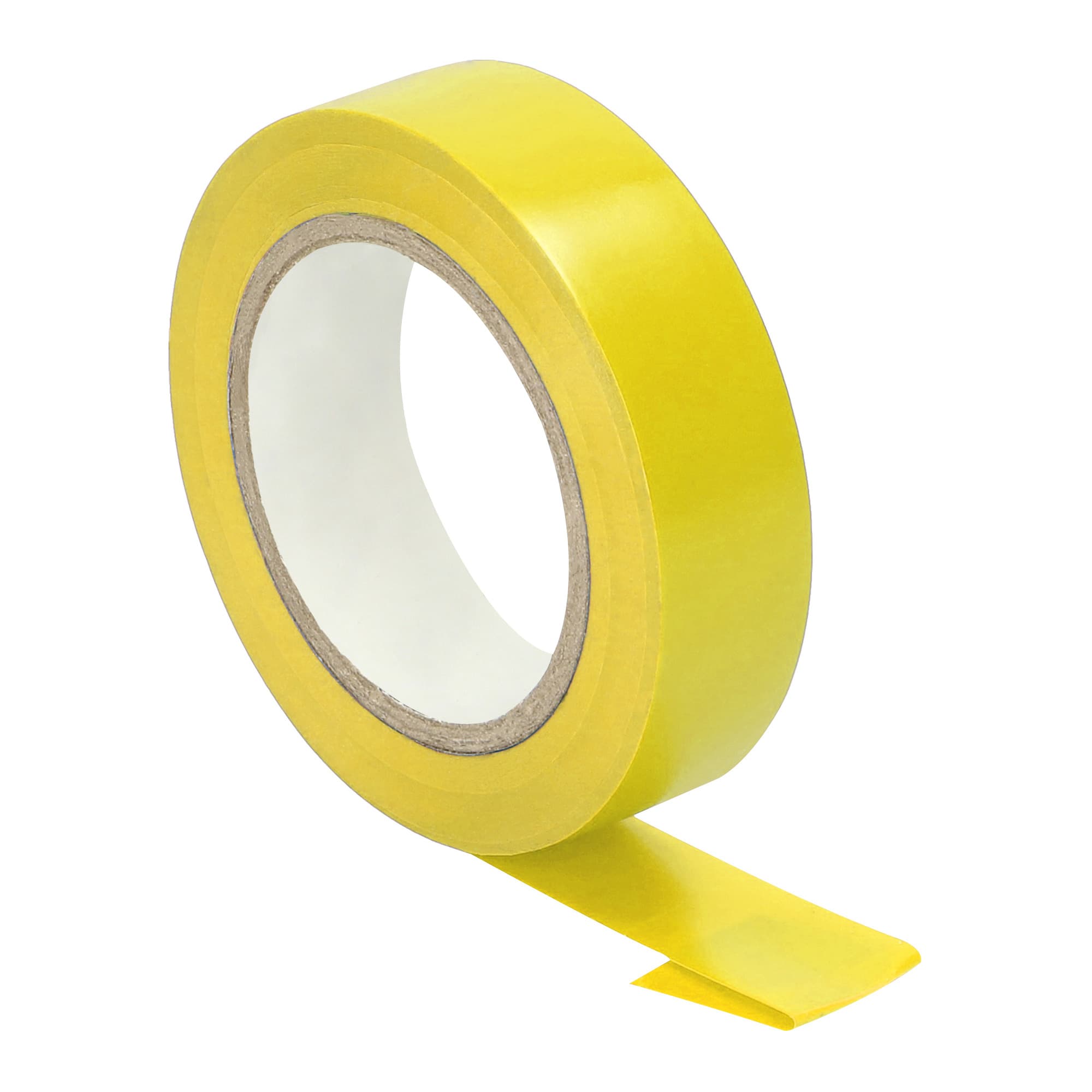 Insulation tape set, flame-retardant, yellow 15mm wide, 0.13mm thick, 10m long, 10pcs 1