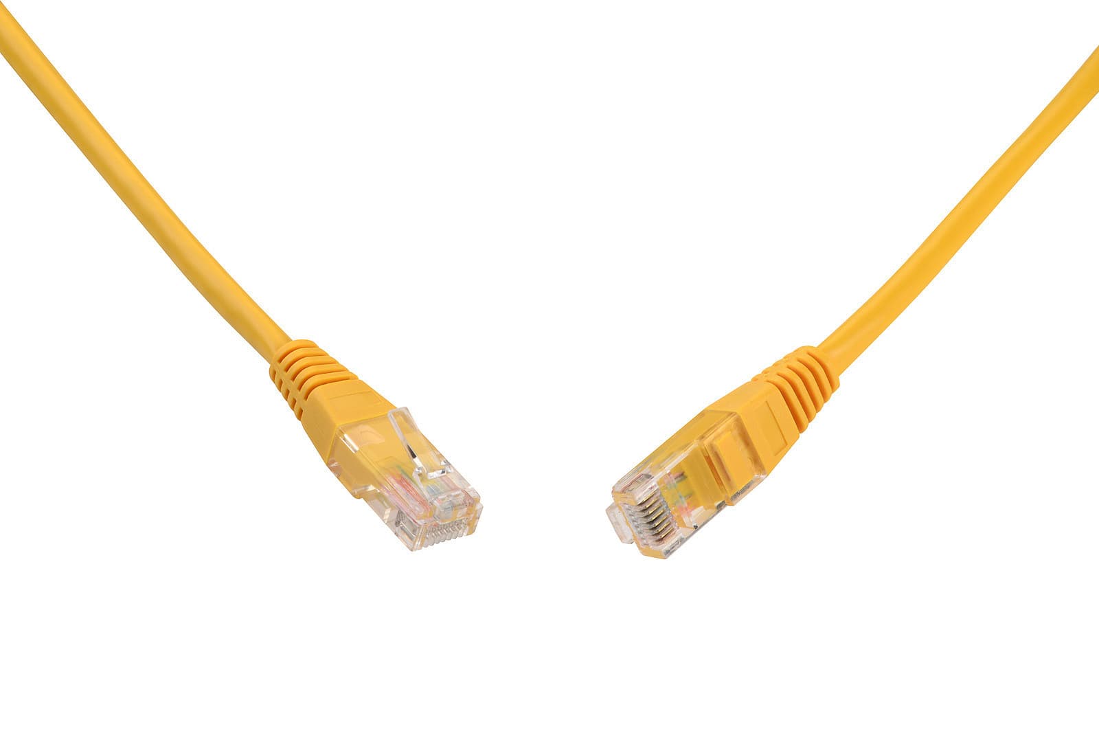Patch kabel CAT5E UTP PVC 1m žlutý non-snag-proof C5E-155YE-1MB 1