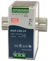 Impulzný napájací zdroj MEAN WELL WDR-240-24 1