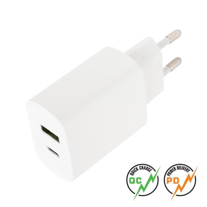 USB sieťová nabíjačka, QC PD, 20W 1
