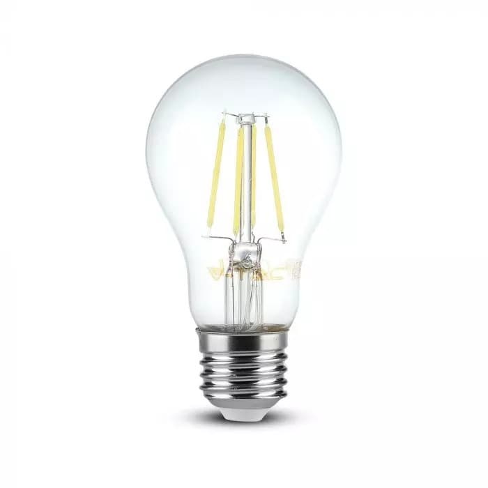 Žiarovka LED Filament E27 8W, 3000K, 720lm, stmievateľná, A65 VT-2288D (V-TAC) 1