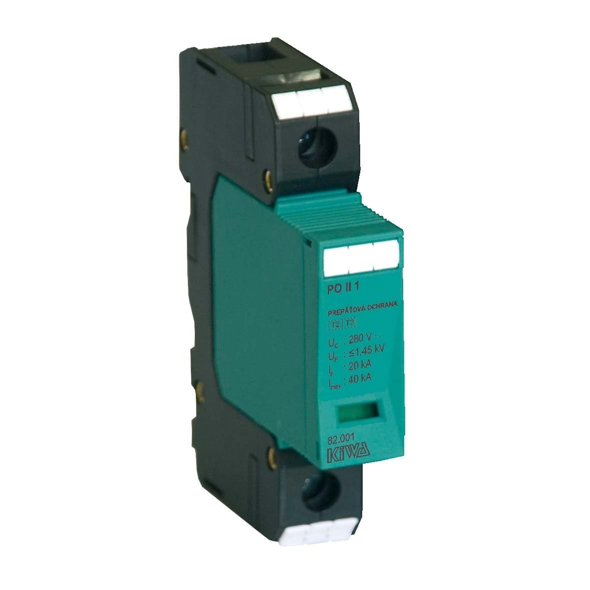 Prepäťová ochrana PO II 1 280V/40kA (KIWA) 1