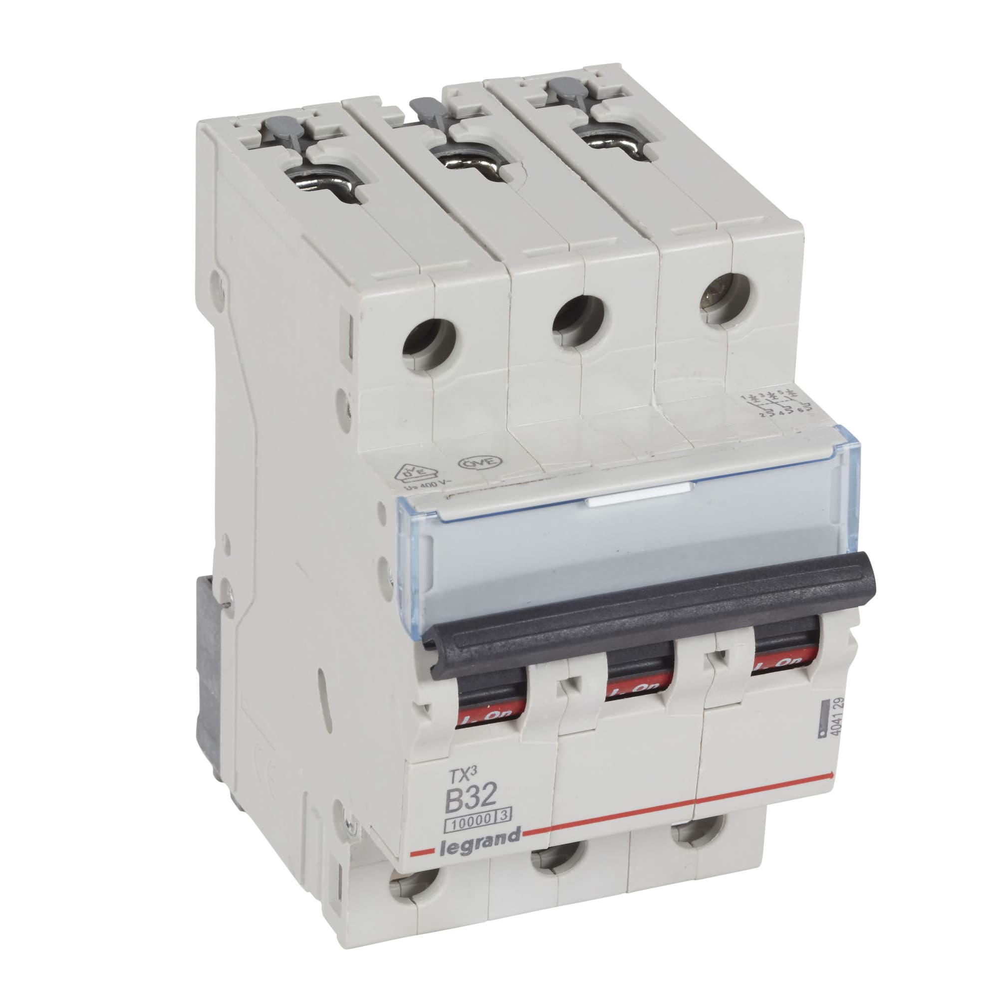 Istič 3-pólový B/32A 10kA Rada:TX3 (Legrand) 1