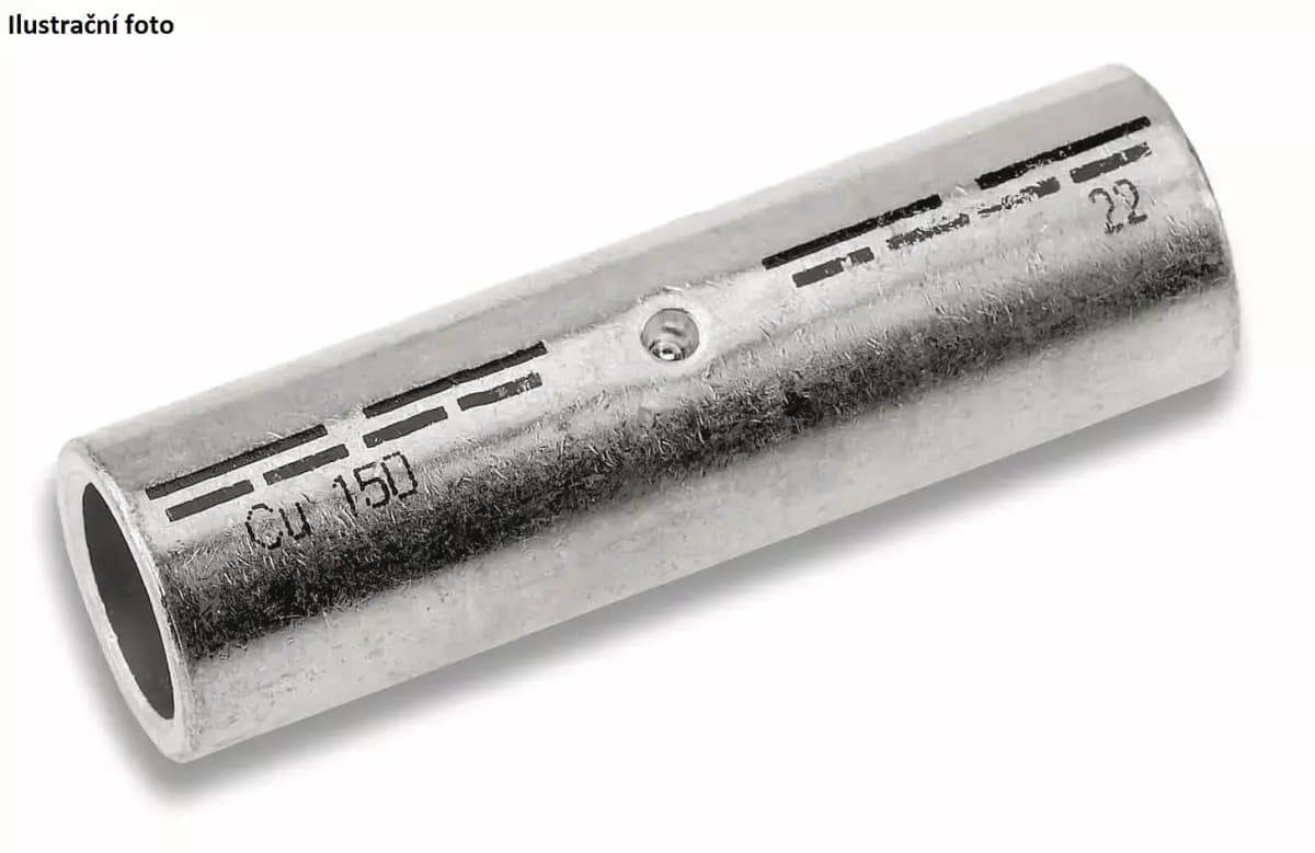 Neizolovaná spojka DIN Cu 400/151 mm 1