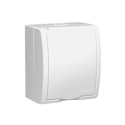 Zásuvka 2P+T/16A/250V viečko (SS) IP54 biela SIMON Aqua (simon) 1