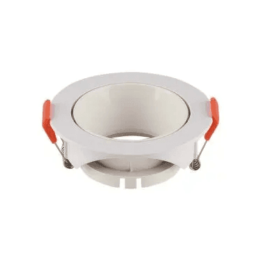 Bodové svietidlo zapustené okrúhle GU10 biele+biele VT-931 (V-TAC) 1