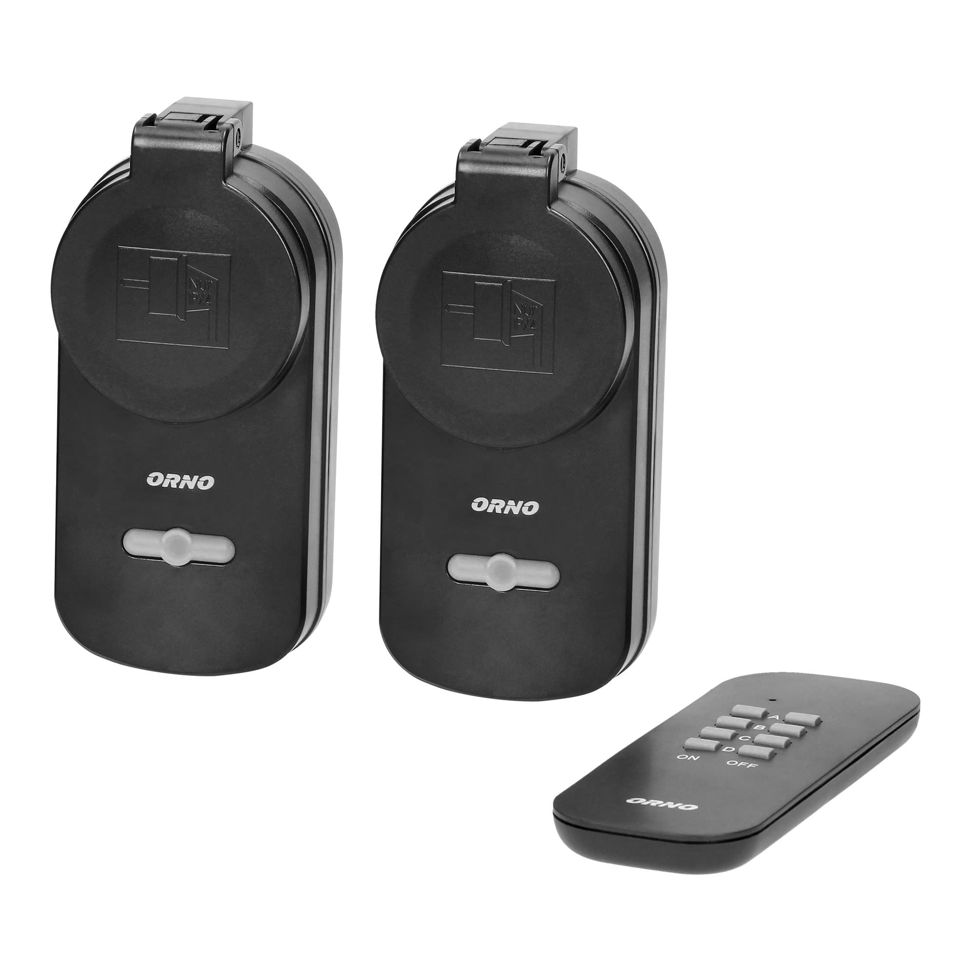 Outdoor wireless sockets with remote control, 2+1, IP44, Schuko 1