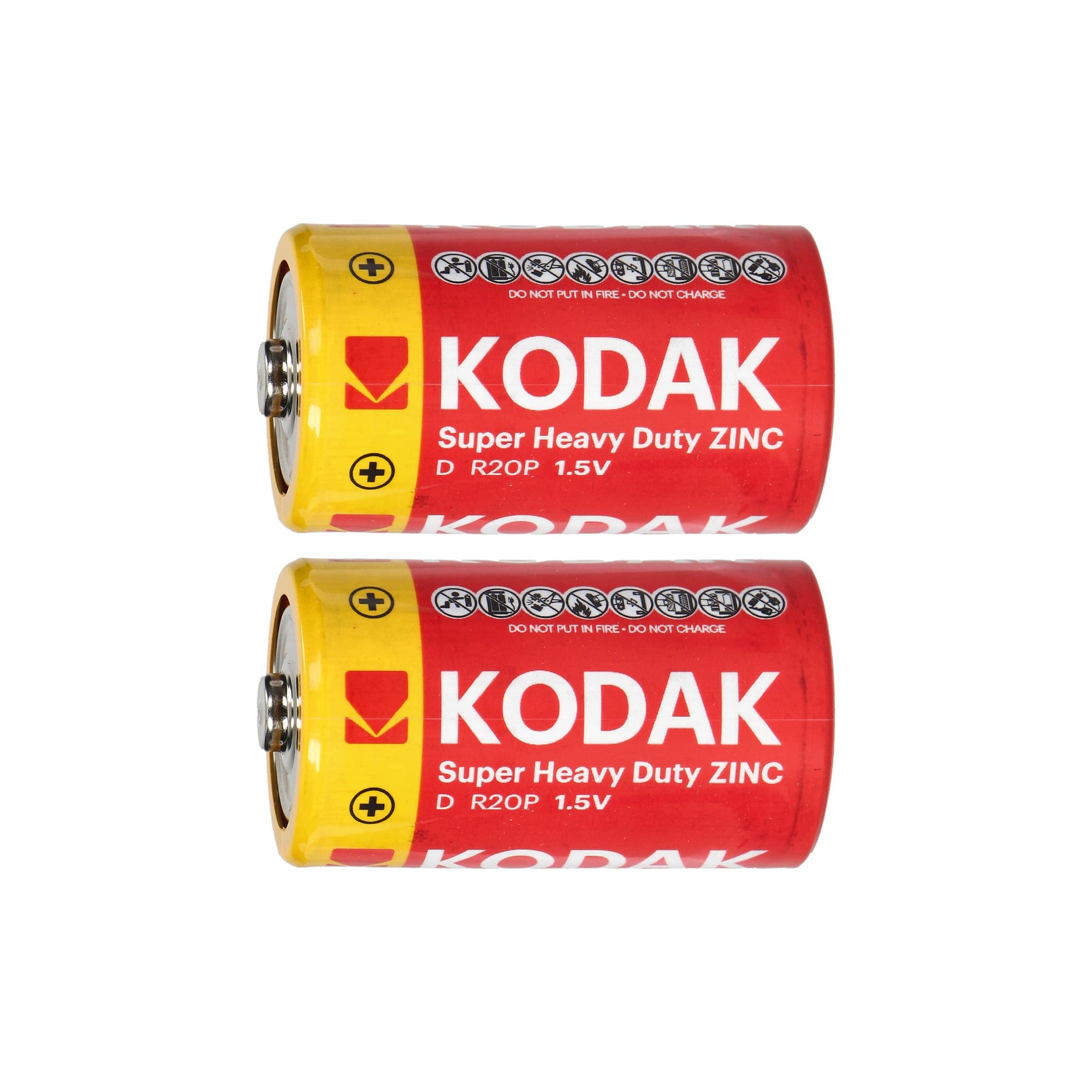 Kodak ZINC Super Heavy Duty D LR20 batteries, 2 pcs. foil 1