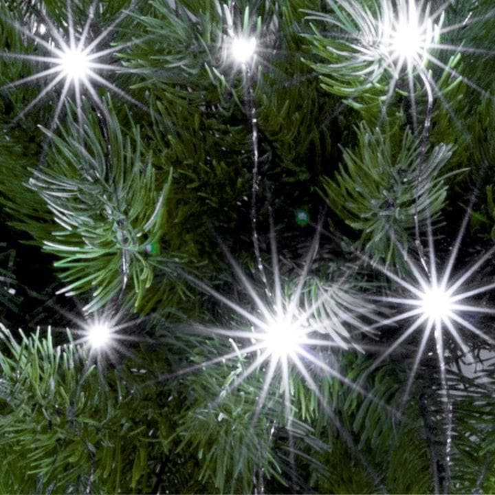 Micro LED svietiaci reťazec, 20 studených bielych micro LED 1