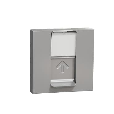 Unica - Zásuvka dátová 1xRJ45 Kat.6 FTP, 2M, Aluminium 1