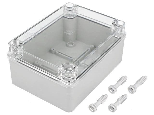 Krabica inštalačná S-BOX 316 150x110x70S priehľadné dvierka (PAWBOL) 1