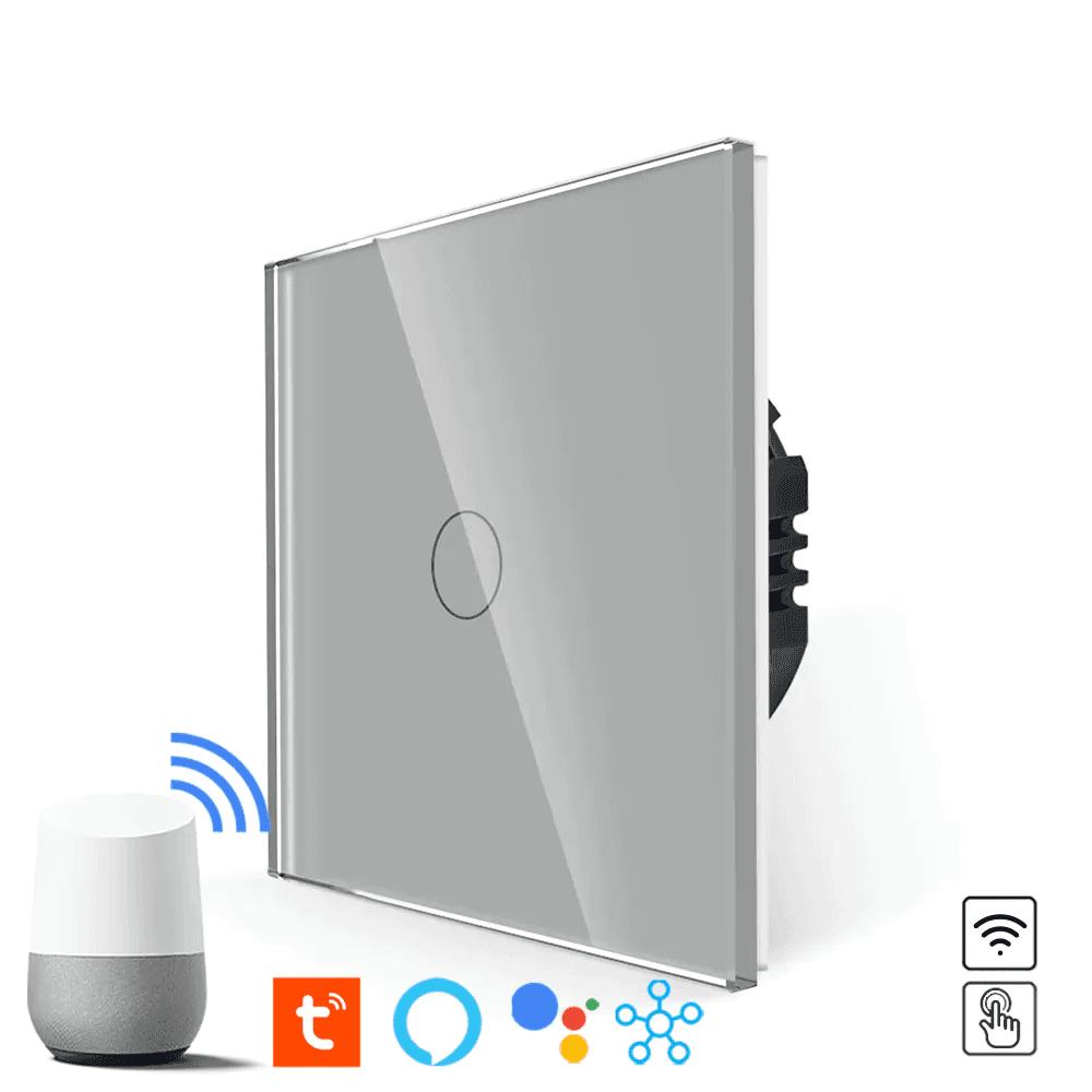 Revolo Touch WiFi dotykový vypínač č.1 - Strieborný 1