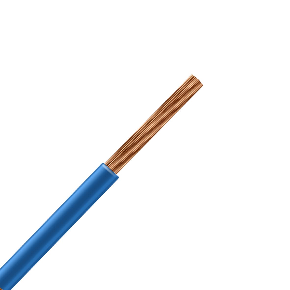 Kábel CYA 0,75=H05V-K modrý 1