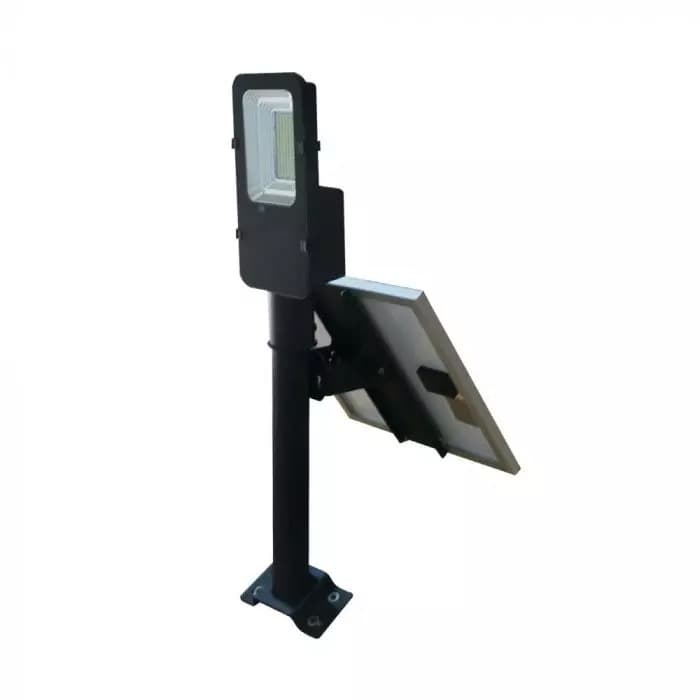 Pouličné LED svietidlo solárne 50W, 6000K, 4000lm, čierne VT-ST200 (V-TAC) 1