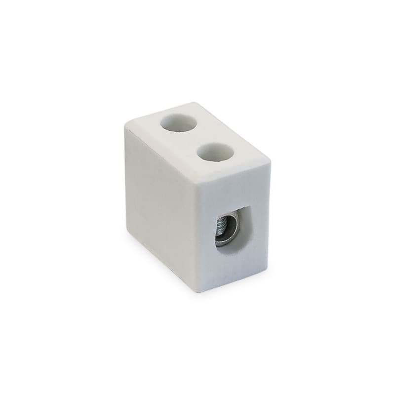 Keramická svorkovnica, Al/Cu, 2x10mm2, 450V, 57A, 350°C 1
