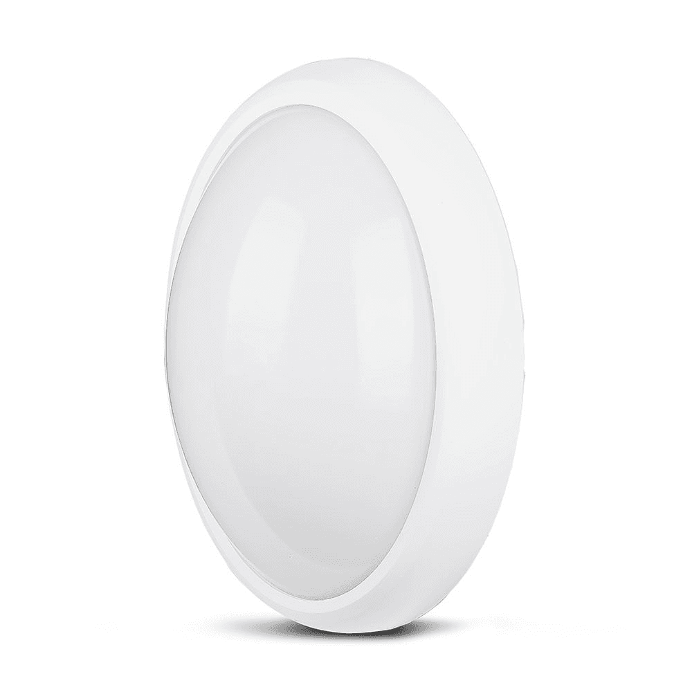 Stropné LED svietidlo oválne 12W, 6000K, 840lm, IP54, biele VT-8010 (V-TAC) 1