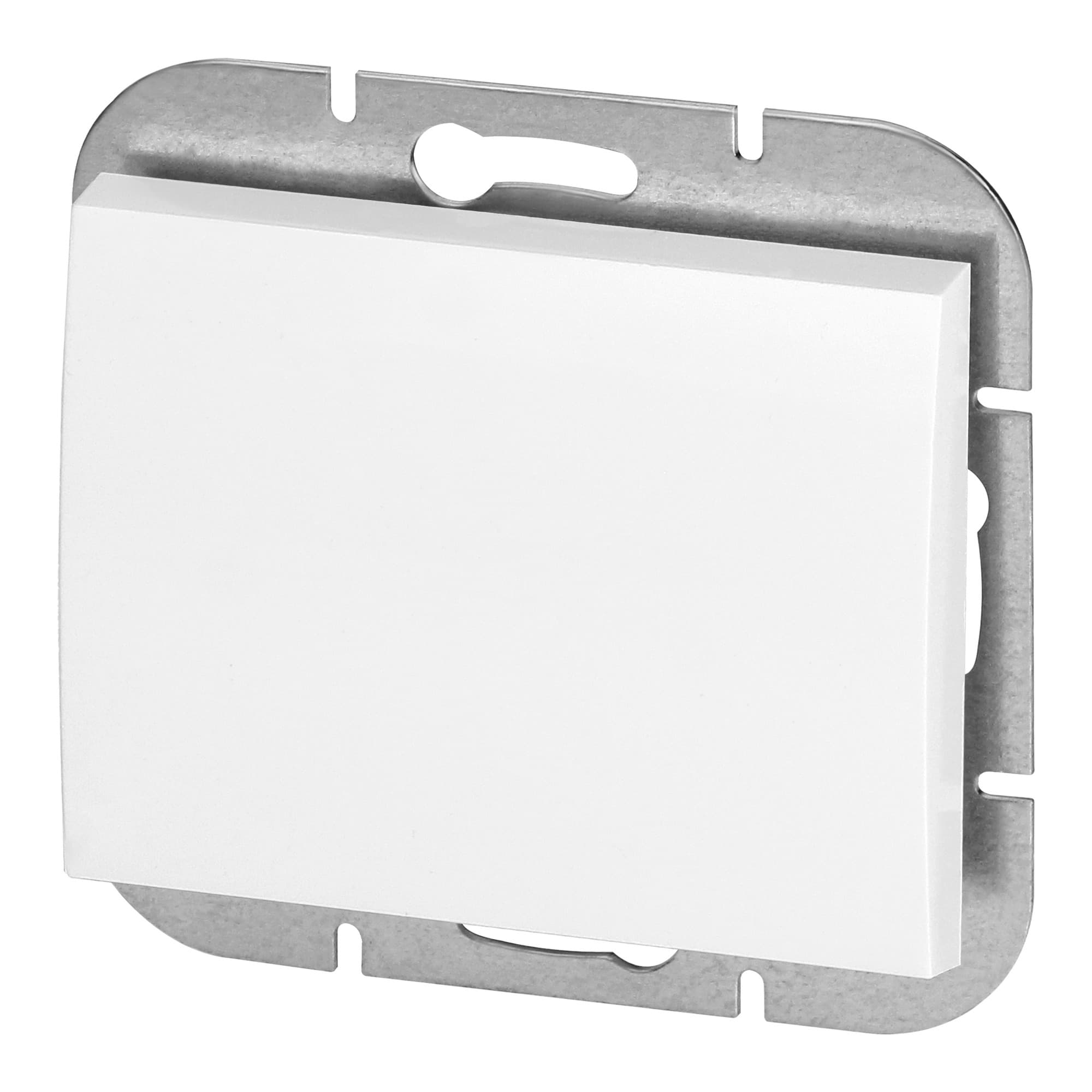 Flush-mounted single-pole switch with illumination Onyx, 10A, 250V, WP-1O/S, white 1