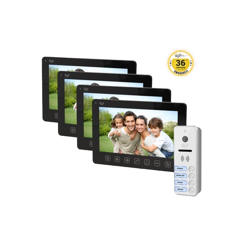 Multi-family videodoorphone FORTIS MULTI, 7" 1