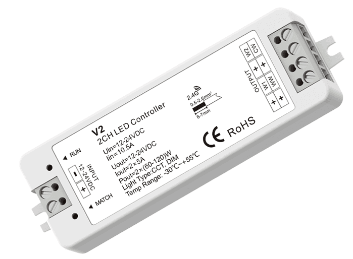 Riadiaca jednotka V2 RF CCT 12-24V 1