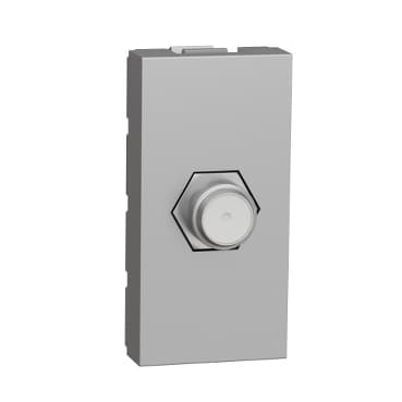 Unica - Zásuvka TV F-konektor 1M, Aluminium 1