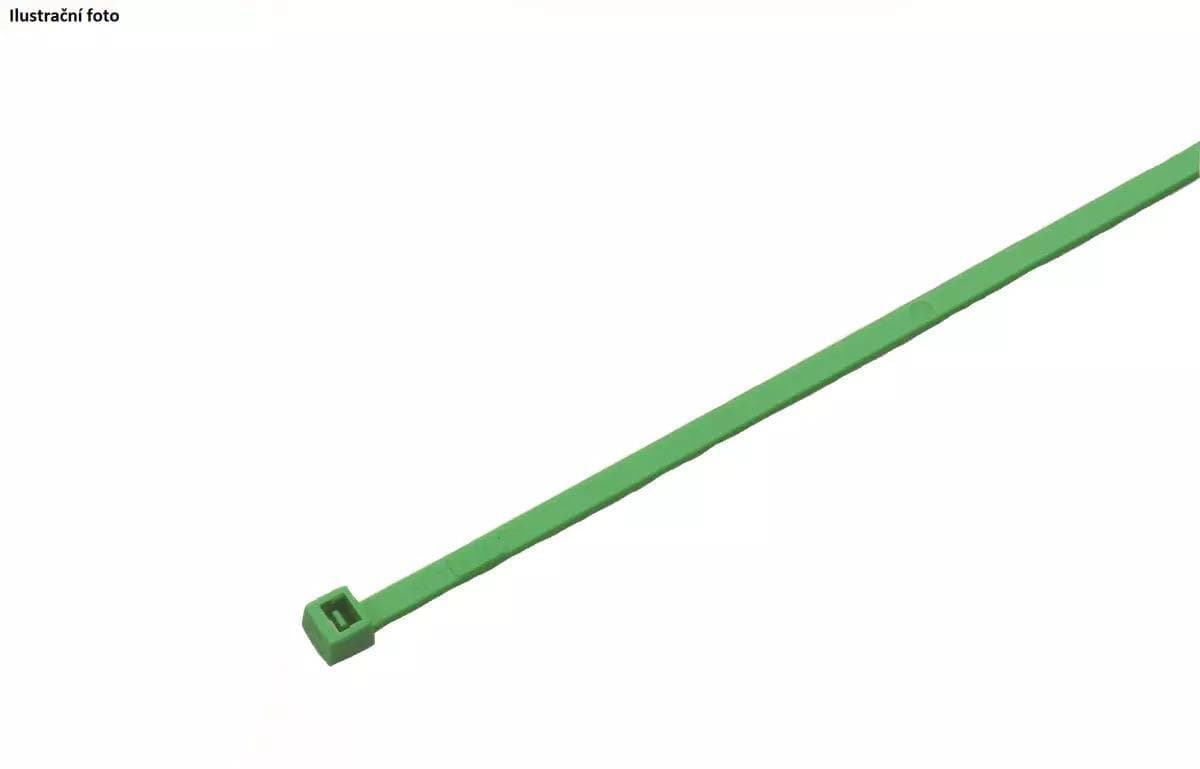 Vázací páska zelená 200 x 4,5 mm (100 ks) 1