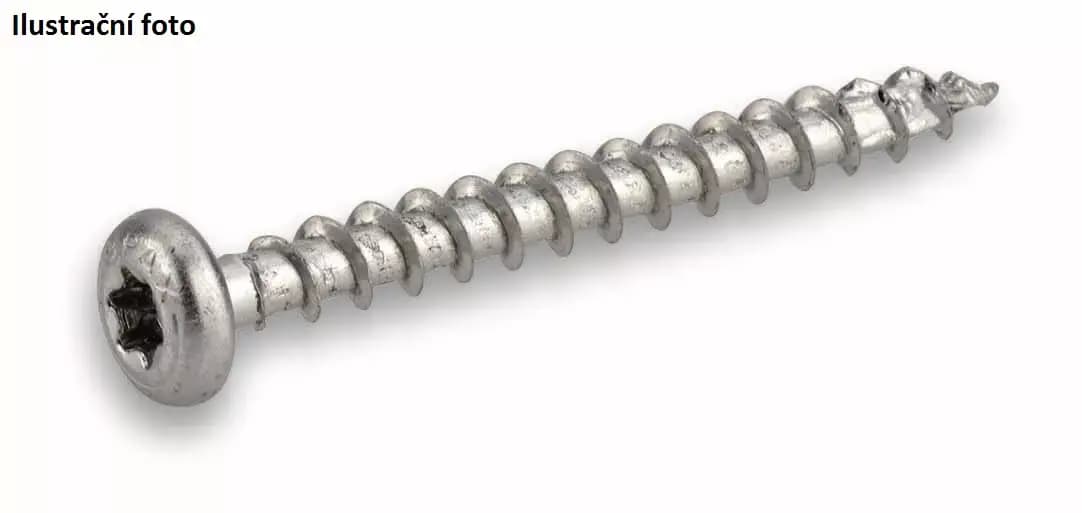 Víceúčelový torxní vrut SPAX 4 x 50 mm T20 (200 ks) 1