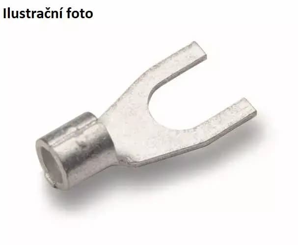 Neizolovaná vidlice Cu 1,5-2,5/4 mm (100 ks) 1