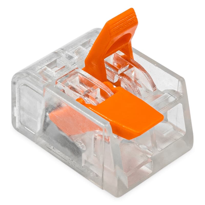Bezskrutková páčková svorka, 2x4mm2, 450V, 32A 1