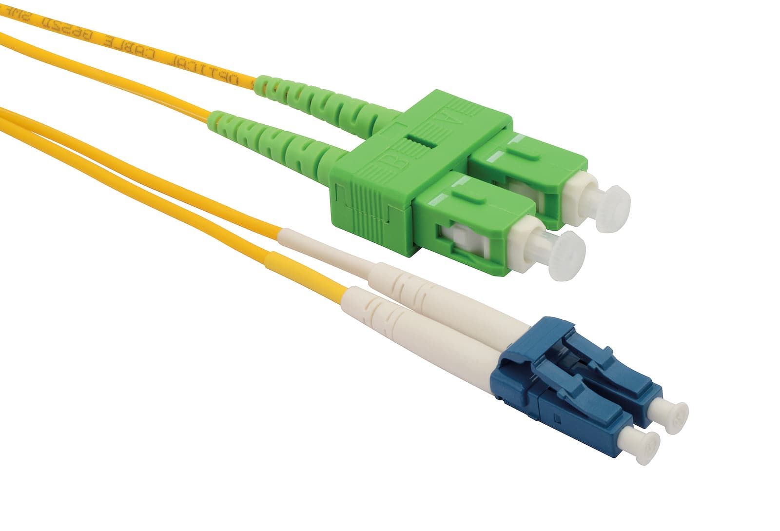 Patch kabel 9/125 LCupc/SCapc SM OS1 3m duplex SXPC-LC/SC-UPC/APC-OS1-3M-D 1