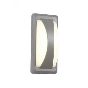 Nástenné LED svietidlo Soft 12W, 3000K, 500lm, IP65, sivé VT-8058 (V-TAC) 1