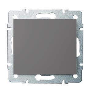 Spínač 1-pólový (1) 10AX/250V (SS) grafit LOGI (Kanlux) 1