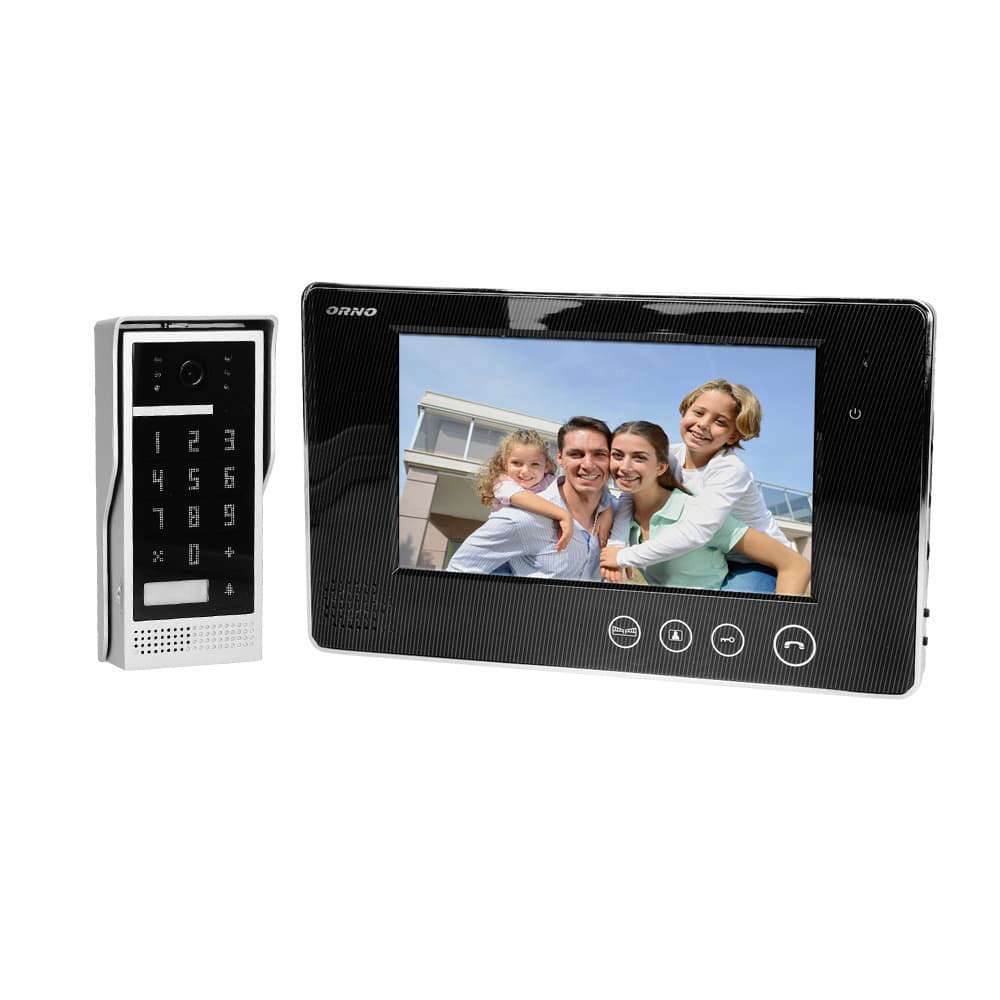 Single family videodoorphone with keypad, CRUX, 7" 1