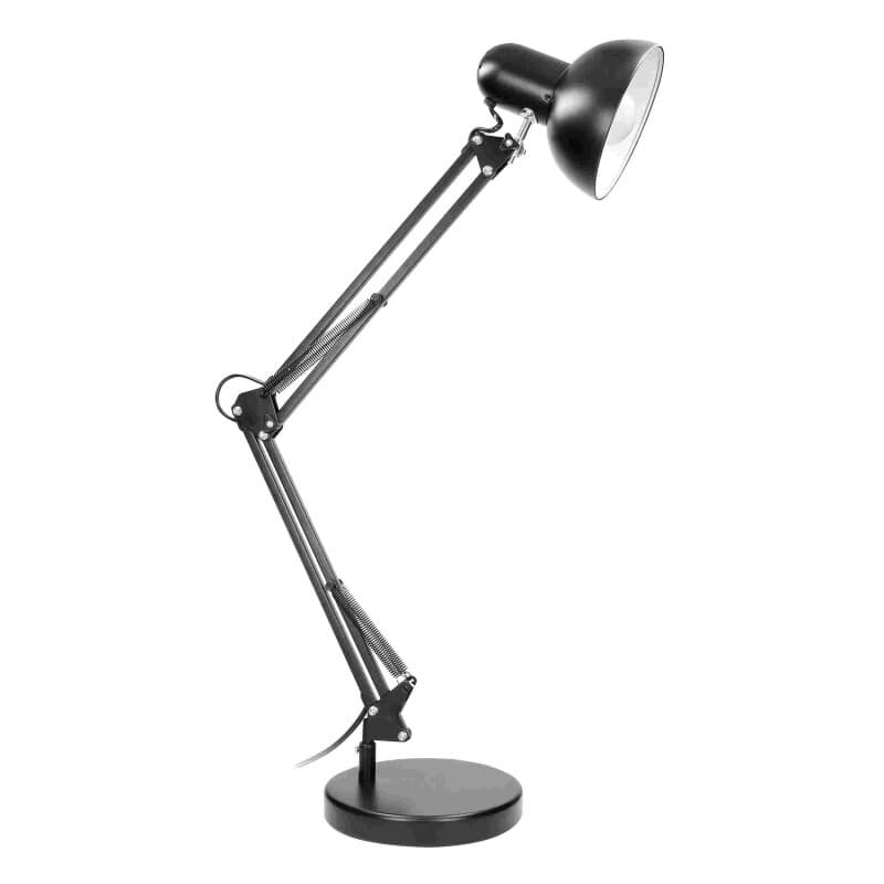 Čierna skladacia lampa 1XE27 60W DEON DL-2/B ORNO 1