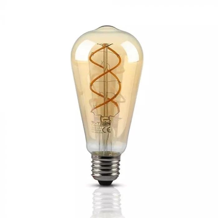 Žiarovka LED Filament E27 4,8W, 1800K, 250lm, ST64 VT-2065D (V-TAC) 1