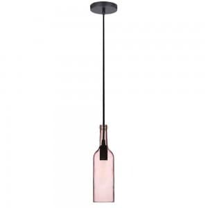 Závesné svietidlo Bottle E27 ružové VT-7558 (V-TAC) 1